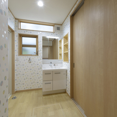 和モダンな洗面所は埼玉県川越市の三幸住宅まで！