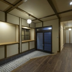 和モダンな玄関は埼玉県川越市の三幸住宅まで！