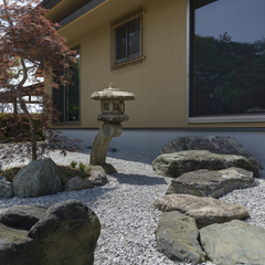 日本を感じる和風住宅の素敵な中庭