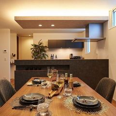 会話が弾むダイニングキッチン