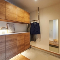 機能とデザインを両立させた玄関