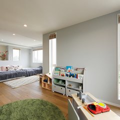 将来的に仕切って使用できる広々＆シンプルなお部屋