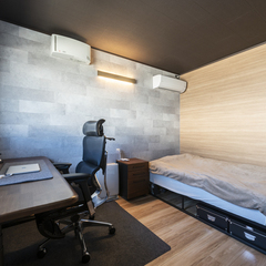 防音仕様で集中できる書斎 兼 寝室