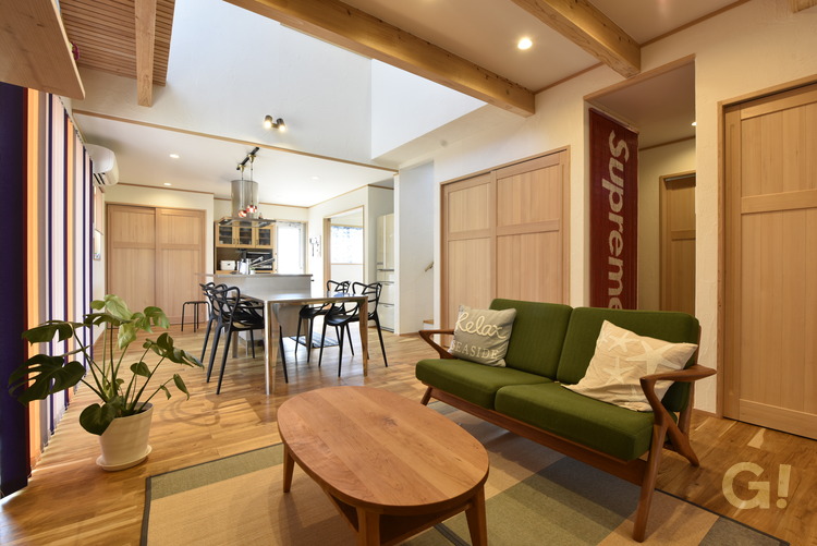 深呼吸したくなるリビング