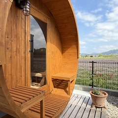 バレルサウナで非日常へ