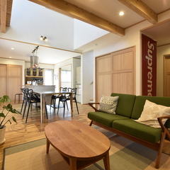 深呼吸したくなるリビング