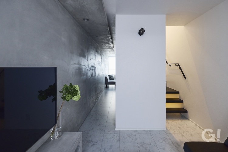 都市に棲む家／守口市　リビング