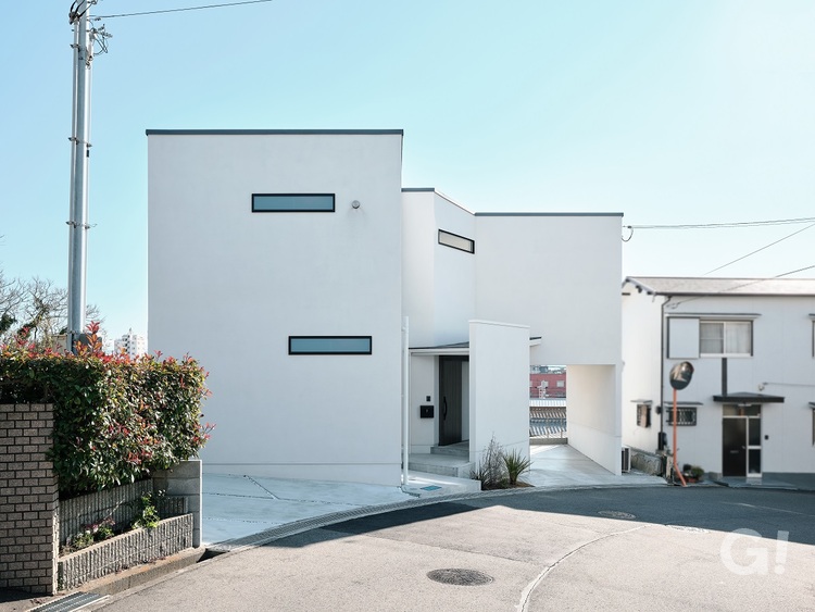 明石海峡大橋を臨む家／明石市