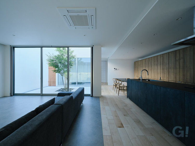 美術館のような家　LDK