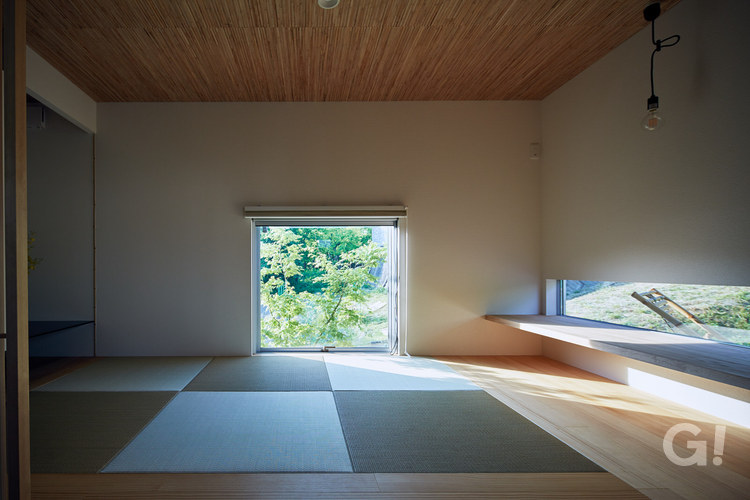 大きな土庇と縁側の家／堺市　和室・LDK