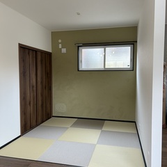 畳コーナーには珪藻土