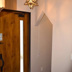 三角アーチの現玄関収納！！