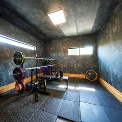 トレーニングルームのある家