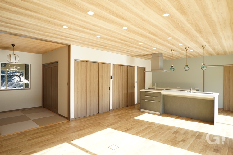 暮らしやすさを大切にした、子育て世代の平屋の家