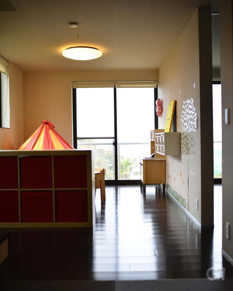 将来は子供部屋予定ですがオープンスペースになっています。