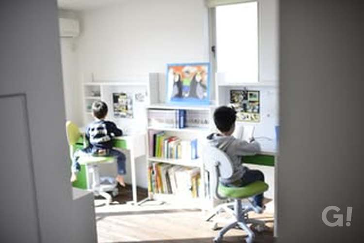 子ども部屋は将来は２つのお部屋に変えれます。