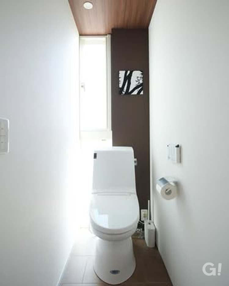 窓のあるトイレは明るいですね。