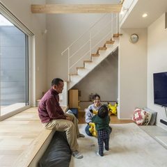 【姫路市】ダウンリビングが可能にする縦の広がり