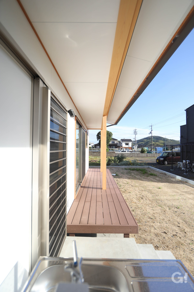 ウッドデッキ