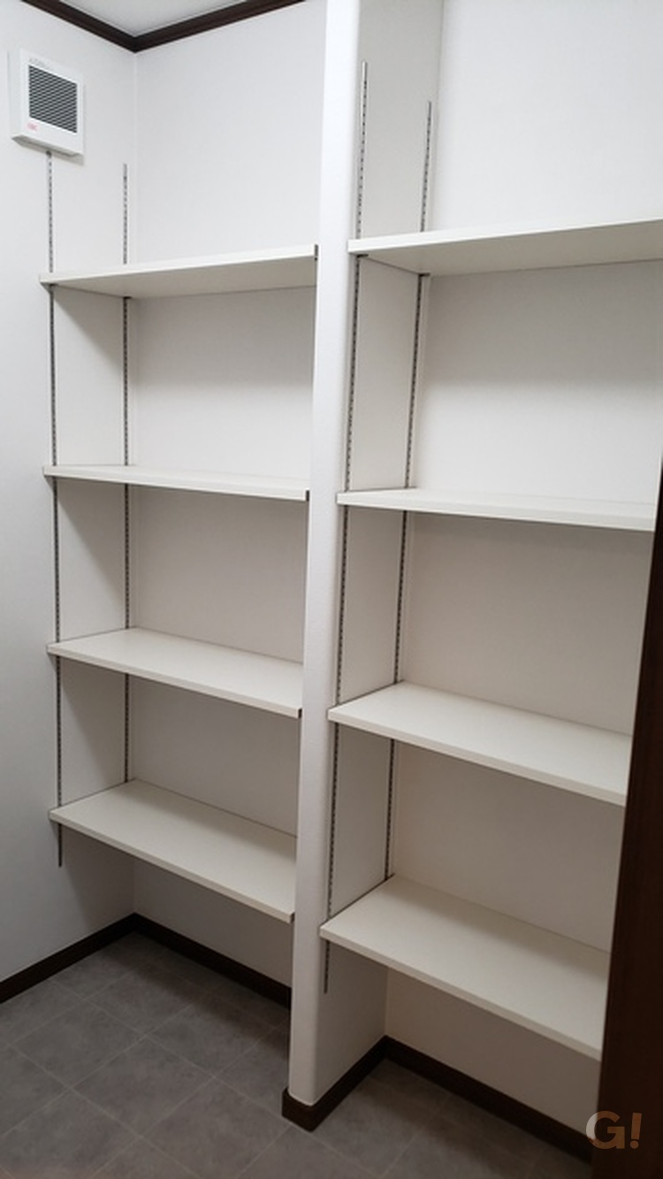  減築リノベーションで生まれ変わった住宅！　物入部。