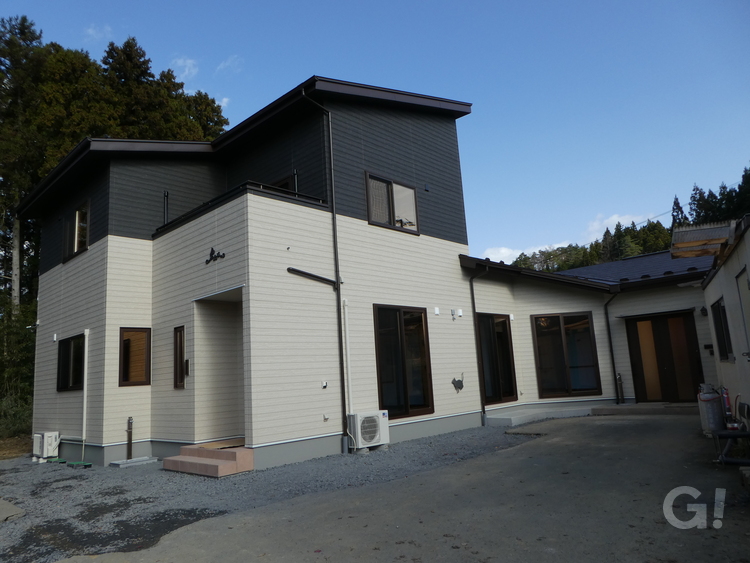 コの字になっていて建物がゆったりと使えます。