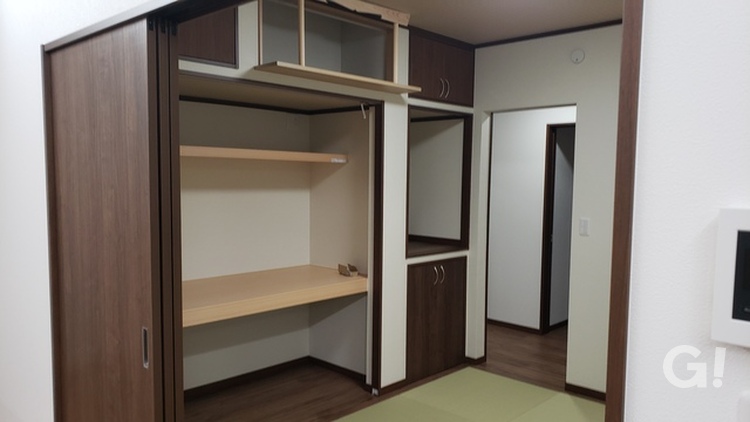 減築リノベーションで生まれ変わった住宅です！和室。