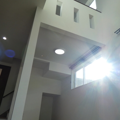 リビングの上、造作部分。