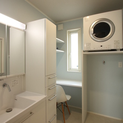 動線もラクな洗面所スペース