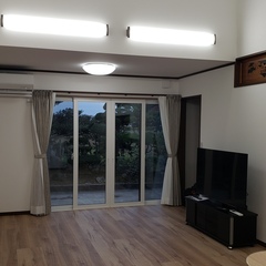 減築リノベーションで生まれ変わった住宅！　リビング。