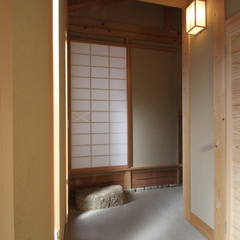 お茶室のある家