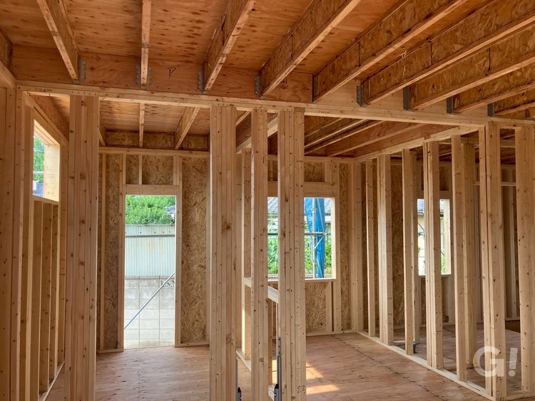 建築中現場内観