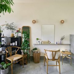 美容室のある家