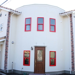 丸みをだす外観