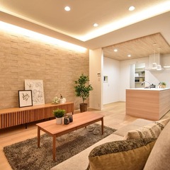 家事をしながら家族との会話が弾むLDKスペース