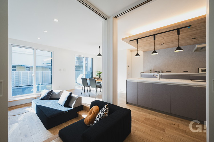 間接照明のあるLDK