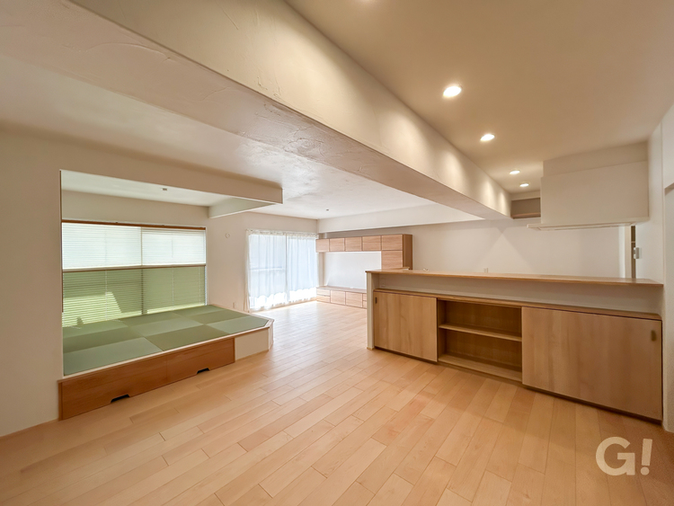 自然素材を使ったマンションリノベーション