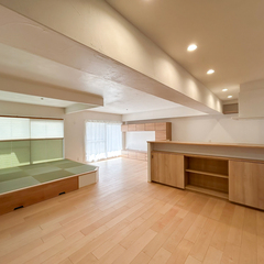 自然素材を使ったマンションリノベーション