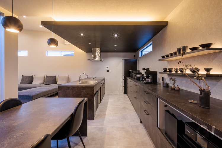 スタイリッシュで使いやすいキッチン