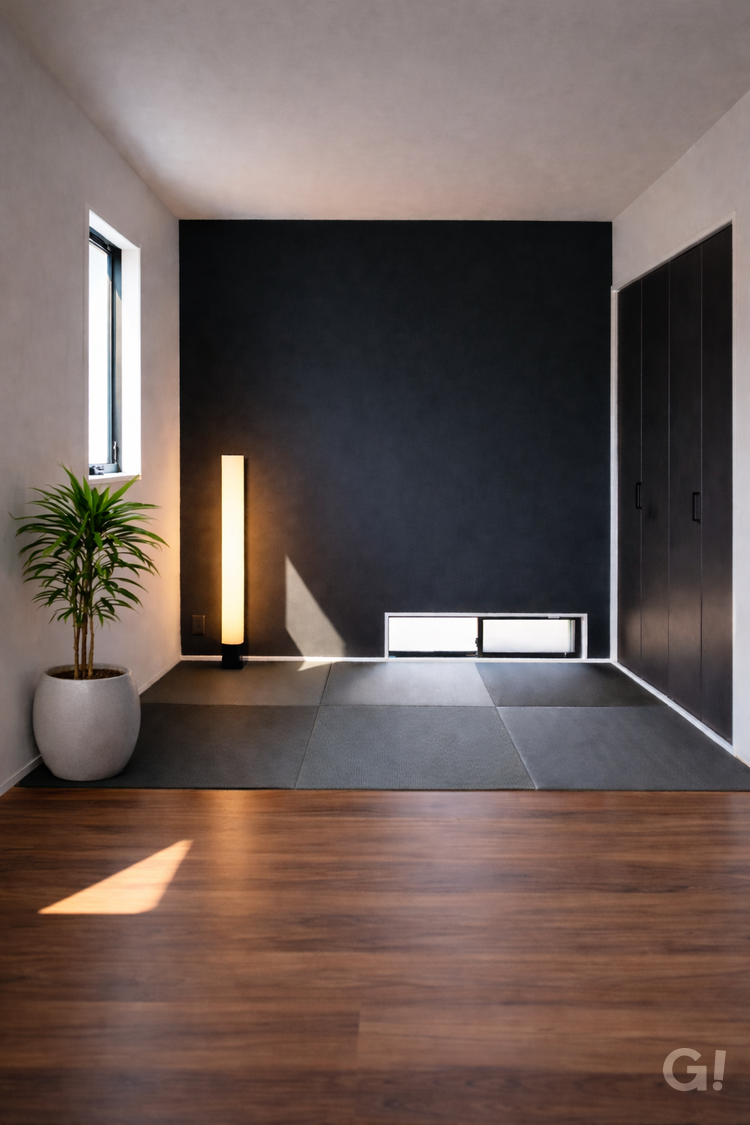 フラットにつながる畳空間