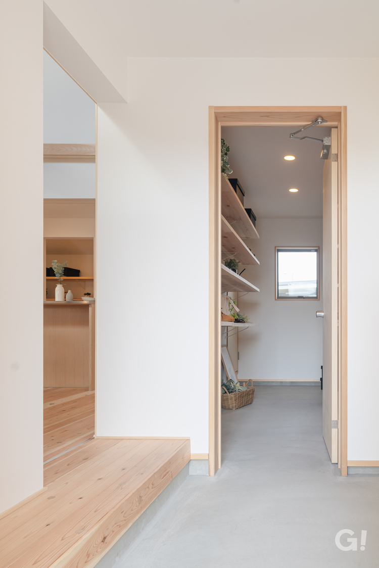 快適な家事動線を叶える玄関