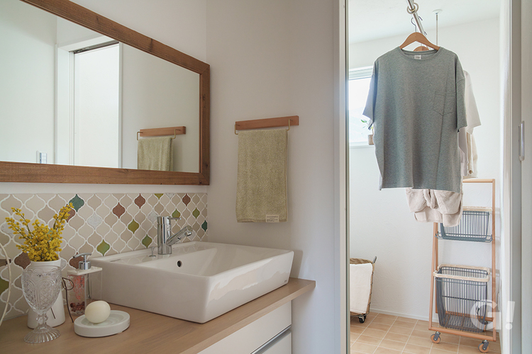 【規格住宅】ペットと暮らす家【洗面室】