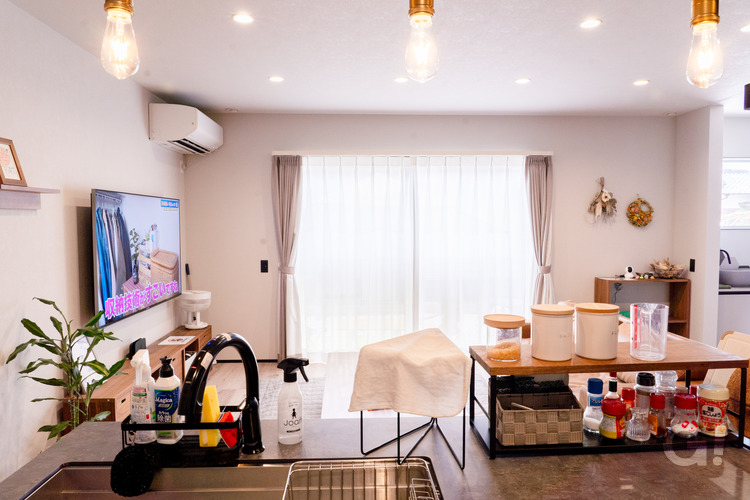 オーダーキッチン×和モダンデザインで叶えた庭付き平屋の暮らしの写真