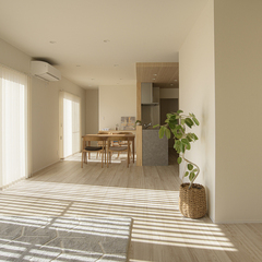 家族に馴染む平屋