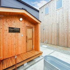 北欧フィンランドの山小屋を住宅に落とし込んだ住宅