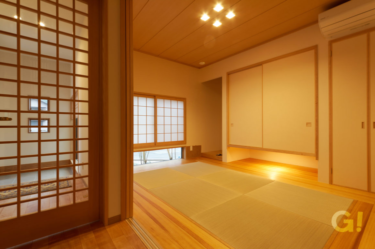 木のぬくもりに包まれる和室